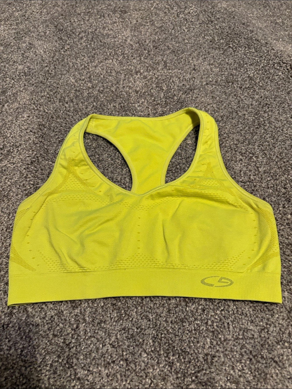 Champion Seamless Racerback Sports Bra - Neon Lime